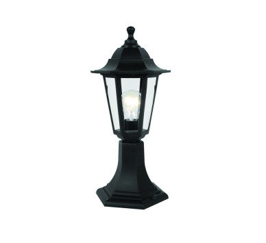 6S PLASTIC FLOOR GARDEN BLACK LUMINAIRE 41CM E27 IP44