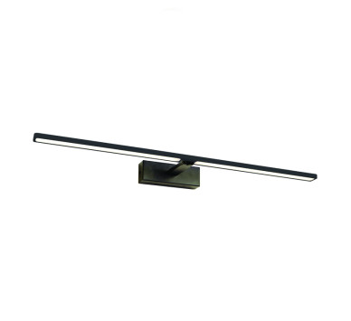 ΕΠΙΤΟΙΧΟ Φ/Σ LED 12W 3000K 780LM PALMA ΜΑΥΡΟ ΜΕΤ/ΚΟ IP44 66,5X14,5X5CM