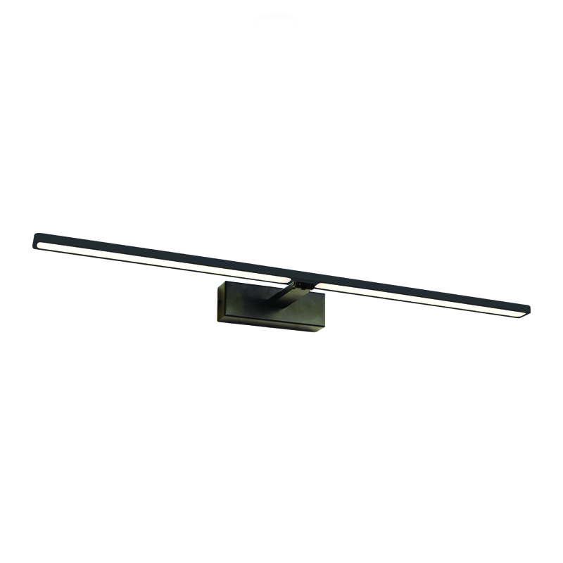 ΕΠΙΤΟΙΧΟ Φ/Σ LED 12W 3000K 780LM PALMA ΜΑΥΡΟ ΜΕΤ/ΚΟ IP44 66,5X14,5X5CM