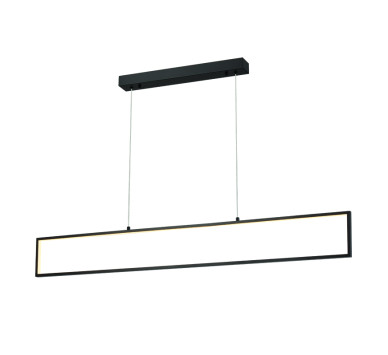 ΚΡΕΜΑΣΤΟ Φ/Σ LED 32W 3000K 2600LM AELIA ΜΑΥΡΟ ΜΕΤ/ΚΟ IP20 120X6XH150CM