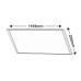 Υ/Κ  LED PANEL 45W 295x1195mm 3000K 3200Lm 230V Ra80 4pcs/cart
