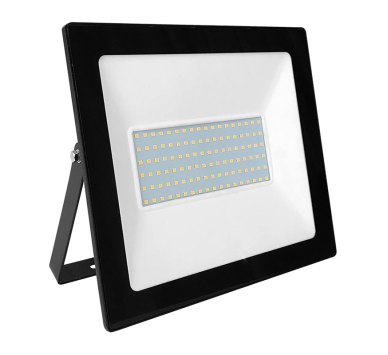BLACK LED SMD FLOOD LUMINAIRE IP66 100W RGBW 230V