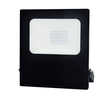 BLACK LED SMD FLOOD LUMINAIRE IP66 20W RGBW 230V
