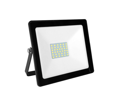 BLACK LED SMD FLOOD LUMINAIRE IP66 30W 3000K 2400Lm 230V RA80