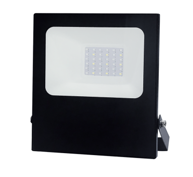 BLACK LED SMD FLOOD LUMINAIRE IP66 30W RGBW 230V