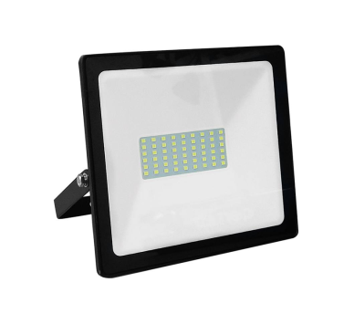 BLACK LED SMD FLOOD LUMINAIRE IP66 50W GREEN 230V