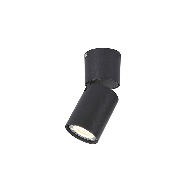 ΕΠΙΤΟΙΧΟ Φ/Σ 1XGU10 ΜΑΥΡΟ ΑΛΟΥΜΙΝΙΟ D5,5XH13CM ELITIS