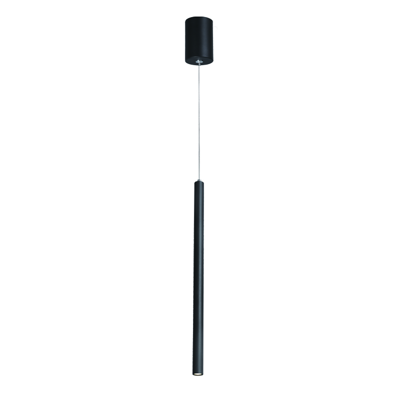 ΚΡΕΜΑΣΤΟ Φ/Σ LED 5W 3000K 400LM FINO ΜΑΥΡΟ ΜΕΤ/ΚΟ IP20 D3XD5,3XH220CM