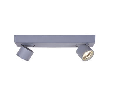 ΕΠΙΤΟΙΧΟ Φ/Σ LED 10W COB 80° 3000K 800LM ΓΚΡΙ ΑΛΟΥΜΙΝΙΟ 32X7XH7,5CM PLUTO