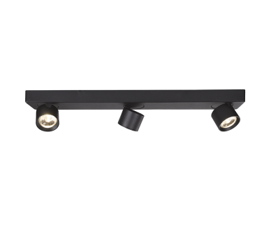 ΕΠΙΤΟΙΧΟ Φ/Σ LED 15W COB 80° 3000K 1200LM ΜΑΥΡΟ ΑΛΟΥΜΙΝΙΟ 54X7XH10CM PLUTO