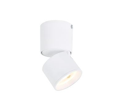 ΕΠΙΤΟΙΧΟ Φ/Σ LED 5W COB 80° 3000K 400LM ΛΕΥΚΟ ΑΛΟΥΜΙΝΙΟ D5,6XH10CM PLUTO