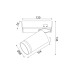 ΕΠΙΤΟΙΧΟ Φ/Σ 1XGU10 DIVINO ΓΚΡΙ ΑΛΟΥΜΙΝΙΟ IP20 12X7X13,5CM