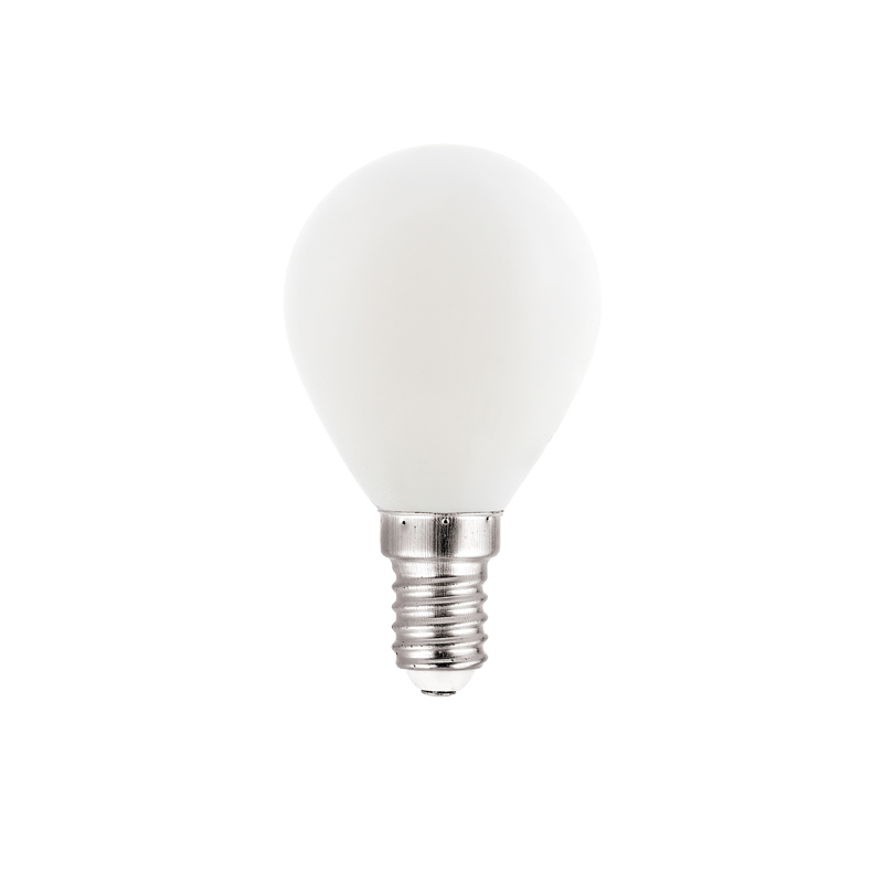 LED FILAMENT E14 G45 6W FROSTY 4000K 230V AC 550LM RA80 30000H 360°