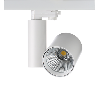 WHITE LED TRACK LIGHT 30W 4000K 4WIRES 38° 2800LM 230V Ra80