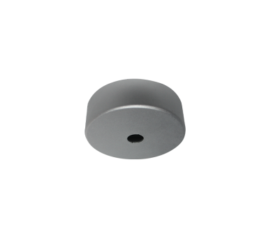 CEILING MATT GREY ROSET Φ80Χ30mm