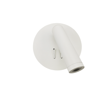 ΕΠΙΤΟΙΧΟ Φ/Σ LED 3+4W 3000K 280LM ΛΕΥΚΟ ΜΕΤΑΛΛΙΚΟ D13,5X7CM ZEUS