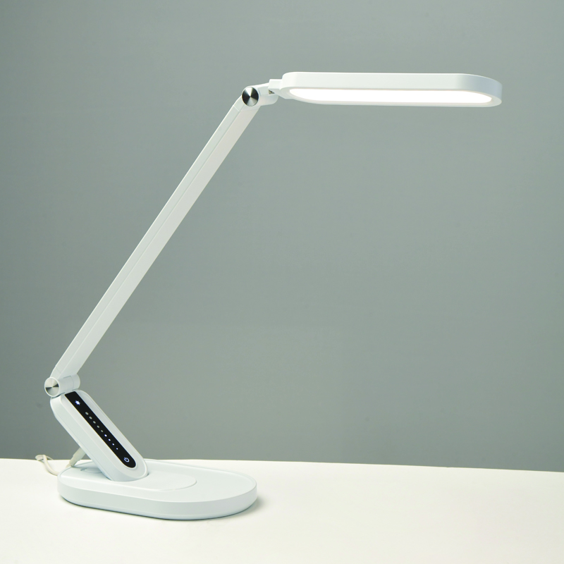 ΕΠΙΤΡΑΠΕΖΙΟ Φ/Σ LED 10W 800LM FRITZ ΛΕΥΚΟ CCT+DIMMABLE+TOUCH SWITCH+USB CHARGER