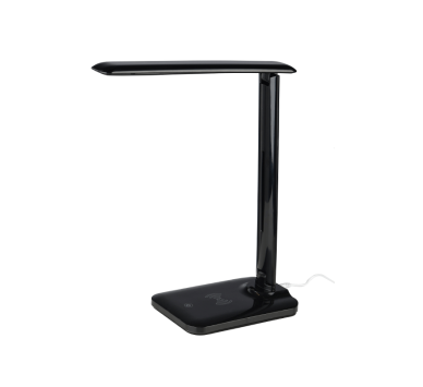NETTO ΕΠΙΤΡΑΠΕΖΙΟ Φ/Σ LED 5W ΜΑΥΡΟ CCT 320LM+TOUCH SWITCH+WIRELESS/USB CHARGER  FUTUR2