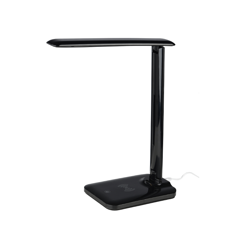 NETTO ΕΠΙΤΡΑΠΕΖΙΟ Φ/Σ LED 5W ΜΑΥΡΟ CCT 320LM+TOUCH SWITCH+WIRELESS/USB CHARGER  FUTUR2