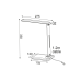 NETTO ΕΠΙΤΡΑΠΕΖΙΟ Φ/Σ LED 5W ΜΑΥΡΟ CCT 320LM+TOUCH SWITCH+WIRELESS/USB CHARGER  FUTUR2