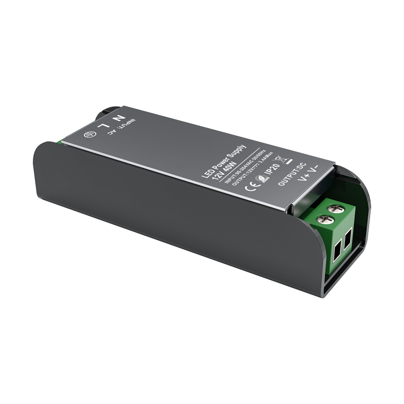 LED CV METAL DRIVER 40W 230V AC- 12V DC 3,3A IP20 5YRS