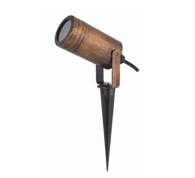 RUST SPOT LUMINAIRE GU10 MAX. 3W LED IP65 & GARDEN SPIKE