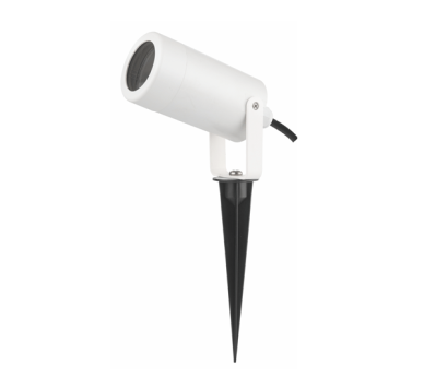 WHITE SPOT LUMINAIRE GU10 MAX. 3W LED IP65 & GARDEN SPIKE
