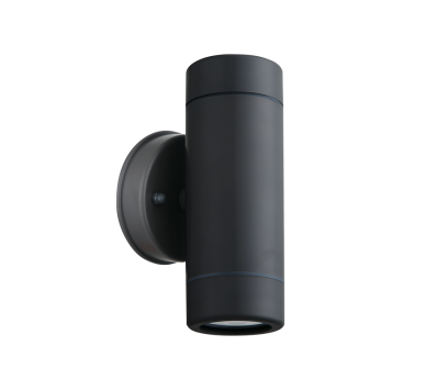 UP-DOWN DARK GREY PP WALL LIGHT GU10Max.2x3W LED IP66