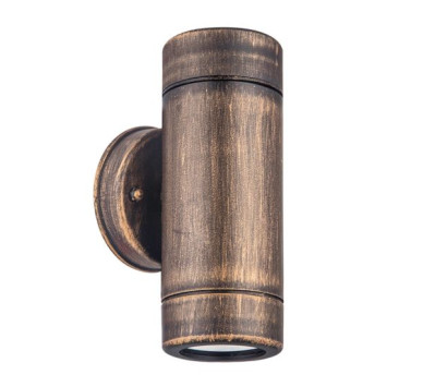 UP-DOWN RUST PP WALL LIGHT GU10Max.2x3W LED IP65