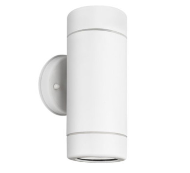UP-DOWN WHITE PP WALL LIGHT GU10Max.2x3W LED IP65