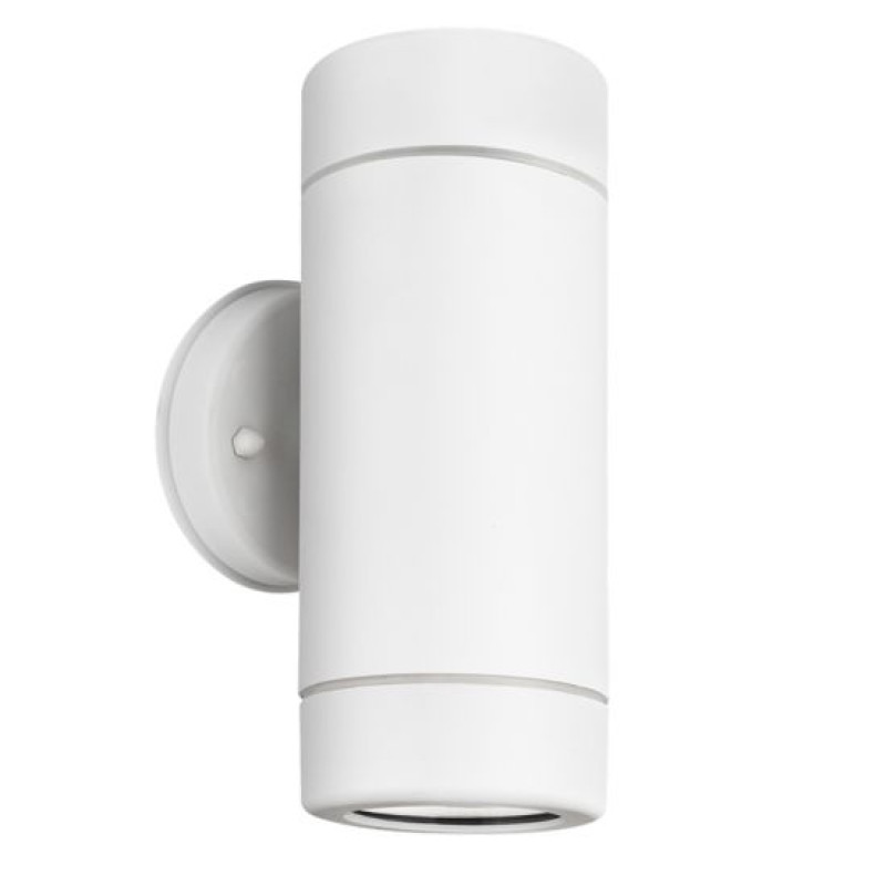 UP-DOWN WHITE PP WALL LIGHT GU10Max.2x3W LED IP65