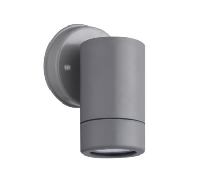 ONE BEAM GREY PP WALL LIGHT GU10Max.3W LED IP65