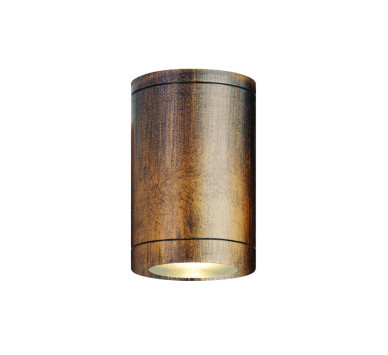 GU10  ROUND CEILING LUMINAIRE 230V AC RUST IP65 GU10 MAX.7W