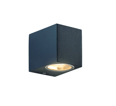 GU10 WALL LUMINAIRE  PLASTIC 230V AC DARK GREY IP65 MAX 3W LED