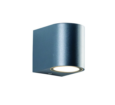 GU10 WALL LUMINAIRE PLASTIC 230V AC DARK GREY IP65 MAX 3W LED