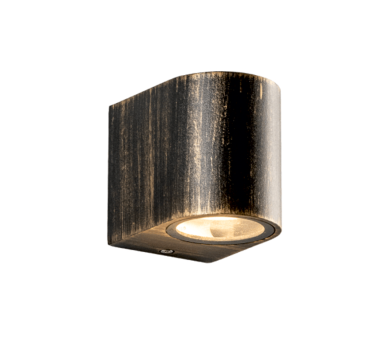 GU10 WALL LUMINAIRE  PLASTIC 230V AC RUST IP65 MAX 3W LED