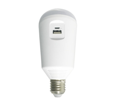 LED SMD E27 A70 7W 6.500K 230V AC 6V DC 650LM RA80 120° RECHARG