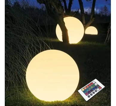 ΗΛΙΑΚΗ/ΕΠΑΝΑΦΟΡΤΙΖΟΜΕΝΗ RGBW LED ΜΠΑΛΑ D35cm IP54 LiFePO4 1800mAh