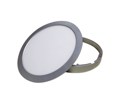 Υ/Κ SILVER LED ROUND PC SLIM PANEL 26W 6000K 1900Lm230V Φ295Ra80