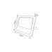SOLAR SMD LED FLOOD LIGHT 60W 6000K IP66 120° Ra70