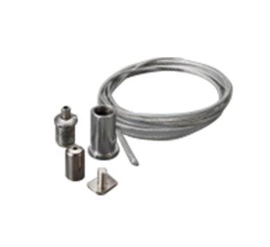 HANGING KIT FOR PROFILES WITH 1PC STEEL WIRE 2M & INSTALLATION ACCESSORIES