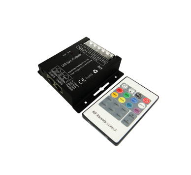 RGB LED CONTROLLER RJ45 30A 360W/12V 720W/24V & RF REMOTE