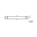 LED LUMINAIRE 60W 1262mm 6500K 5800Lm IP66 230VAC PF>0.9 Ra80