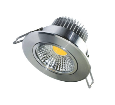 Υ/Κ ROUND N.MAT MOV. LED SPOT 6W 3000K 410Lm COB 230V 60° Ra80