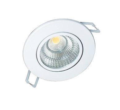 Υ/Κ ROUND WHITE MOV. LED SPOT 6W 6000K 440Lm COB 230V 60° Ra80