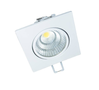 Υ/Κ SQUARE WHITE MOV. LED SPOT 6W 6000K 440Lm COB 230V 60° Ra80