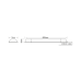 Υ/Κ LED LINEAR LUMINAIRE 18W 1450LM 4000K 120° 230V AC IP44 Ra>80 30.000HRS