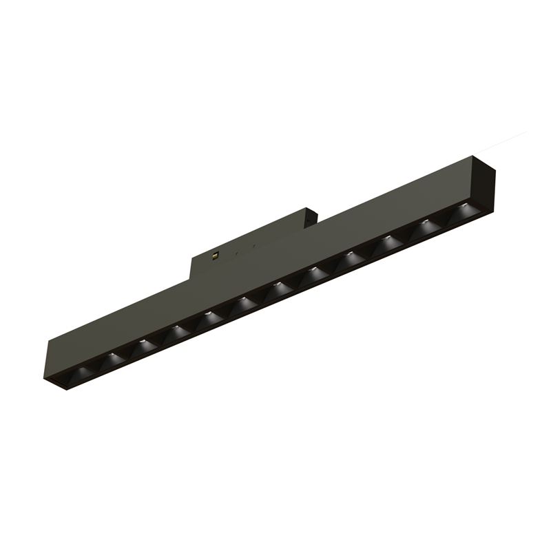ΜΙΝΙ ΜΑΥΡΟ ΜΑΓΝΗΤΙΚΟ ΦΩΤΙΣΤΙΚΟ 24V DC 10W 4000K 500LM 36° RA90 5YRS L196ΜΜ