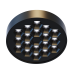 ΜΙΝΙ ΜΑΥΡΟ ΜΑΓΝΗΤΙΚΟ ΣΠΟΤ 24V DC 10W 3000K 620LM 50° RA90 5YRS Φ97*32ΜΜ