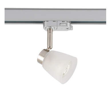 TRACK SPOT GU10 4C SATIN NICKEL No40